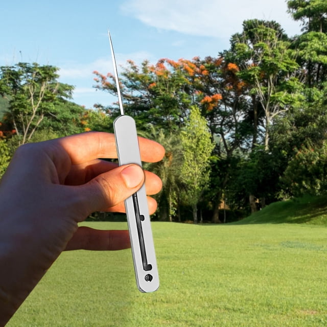 Binmer 2PCS Multifunctional Retractable Portable Toothpick Outdoor Portable Telescopic Toothpick Tool Three Adjustment Fruit Label Disassembly Express Delivery