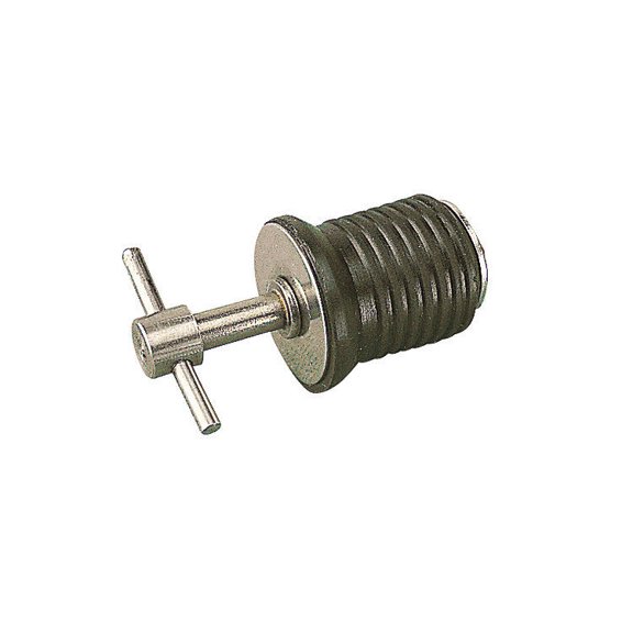1" Stainless Steel Tee Handle T-Handle Drain Plug Boat Marine