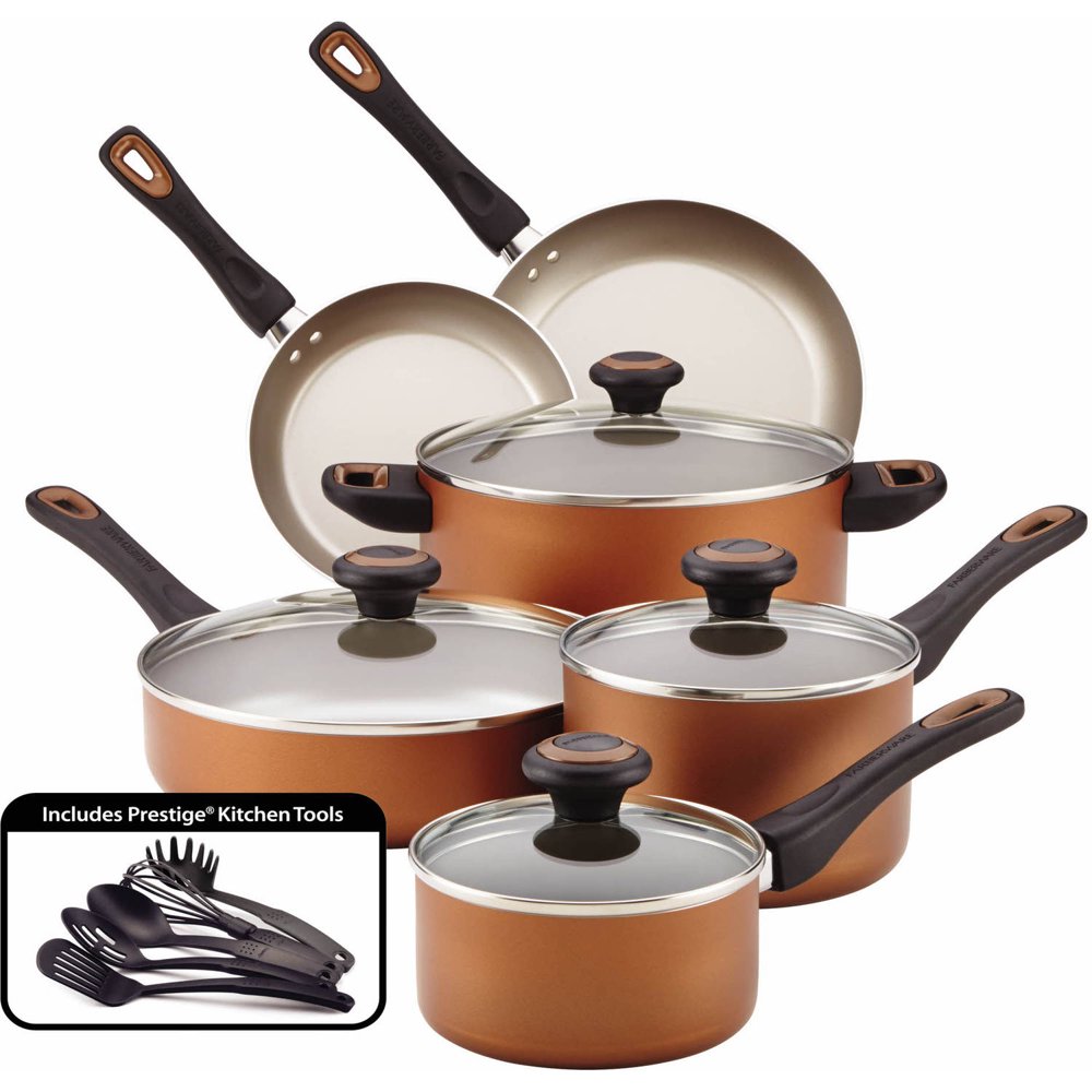 Farberware 15Piece Dishwasher Safe High Performance Nonstick Pots and