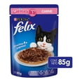 thumbnail image 1 of Alimento para Gato Purina Felix Gatitos ¡Trocitos Jugosos! Carne 85 g, 1 of 4