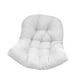 thumbnail image 5 of Cojín para silla hamaca, asiento decorativo grueso para sala de estar, césped, balcón, hogar blanco, 5 of 9