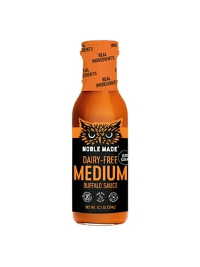 Noble Made, Dairy-Free Medium Buffalo Sauce, 12.5 Ounces