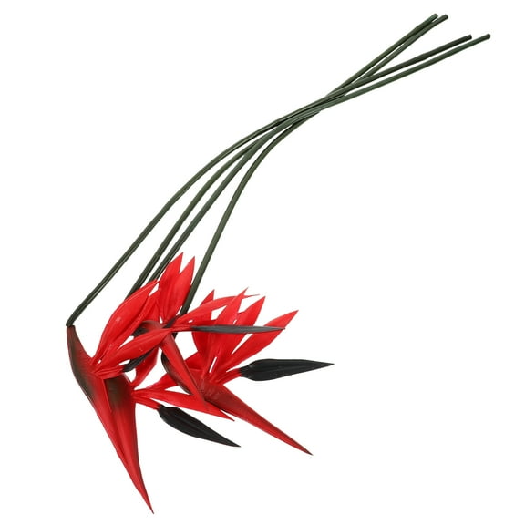 4pcs Artificial Flowers Plant Fake Plant Tropical Faux Flowers Decor Faux Flower Prop