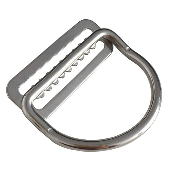 Stainless Steel Scuba Diving D-Ring Rite Diving Webbing Keeper Clip Harness BCD Weight Belt Keeper Slider Accessories