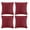 Burgundy, variant on 4 Packs Peach Decorative Throw Pillow Covers 22x22 Inch for Living Room Couch Bed, Rustic Modern Farmhouse Boho Home Decor, Soft Plush Corduroy Cute Square Accent Cushion Case 55x55 cm