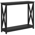 thumbnail image 1 of HOMCOM 2 Tier Console Table Sofa Side Table w/ Storage Shelf for Entryway, 1 of 10