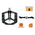 thumbnail image 4 of CANKER 1 Pair Road Mountain Bike Non-slip Flat Pedals MTB Bicycle Cycling Aluminum Alloy 3 Sealed Bearings Pedals, 4 of 16