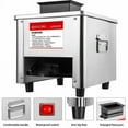 thumbnail image 5 of TOPCHANCES Upgraded Meat Cutter Machine, Commercial 5mm Electric Meat Slicer Shredded Cutting Machine, Stainless Steel 330lb/h, for Slices Strips Cubes (Meat Thickness: 5mm), 5 of 11