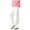White, variant on Babcutegg Kid Girls Cargo Pants Elastic Waist Casual Fashion Straight Leg Soild Color Side Pockets Spring and Fall Clothes for Girls Black Size 6-7