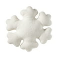 thumbnail image 2 of Saro Lifestyle Frosted Elegance Snowflake Poly-Filled Throw Pillow, 2 of 3