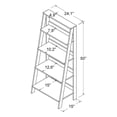 thumbnail image 4 of Manor Park 4 Shelf Simple Modern Wood Ladder Bookcase, 4 of 8