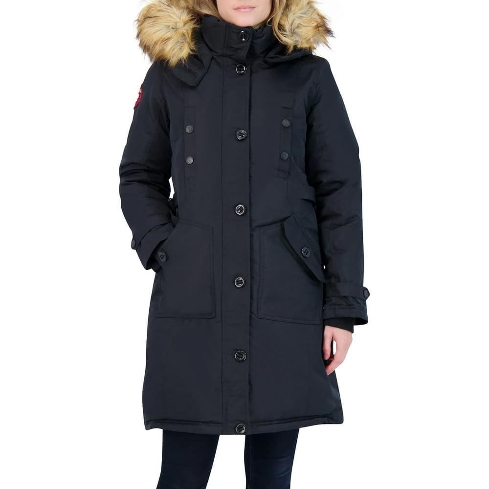 Canada Weather Gear Canada Weather Gear Women's Faux Fur Hooded Parka