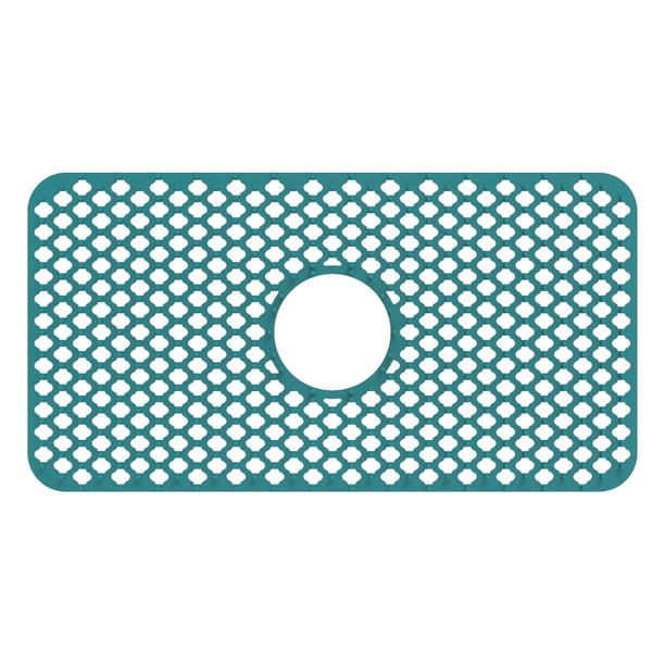 Escurridor de cubiertos Slideep, escurridor de platos de cocina con bandeja, escurridor de platos pequeño sobre rejilla de drenaje, protector de cocina de silicona, plegable, resistente al calor