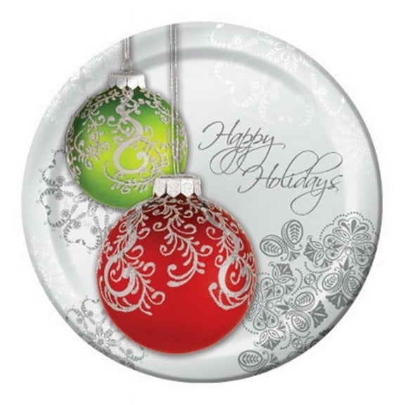 Partypro 429910 Discontinued Jingle Bells Dinner Plates