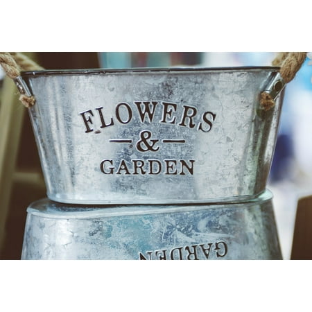 Antique Iron Box iPhone XS Max Plastic Case Cover with Empty Flowerpot Classic Iron Antique Container Picture Printed on it. ()