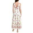 thumbnail image 2 of Taylor womens  Tiered Maxi Dress, 8, White, 2 of 3