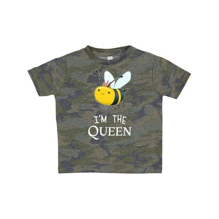 

Inktastic I m the Queen- Cute Queen Bee Gift Toddler Boy or Toddler Girl T-Shirt
