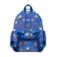 thumbnail image 3 of Tractor backpack, lightweight backpack with cartoon construction designs, ideal for students or travel, 3 of 6