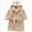 A18-Brown, variant on Gibobby Boys Girls Coral Fleece Bathrobe,Soft Plush Hooded Robe with Adjustable Belt,Cartoon Print,for Toddlers 18 Month -14 Years,Warm Loungewear Shower Robe Kids Pajamas,Pink,Size 11-12T