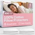 thumbnail image 1 of Protectores de almohada Niagara Sleep Solution 100% Cotton Queen, 1 of 9