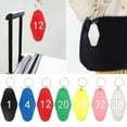 thumbnail image 2 of 10 Pcs Key Tags Vintage Motel Keychain Fade-resistant Smooth Surface Long-lasting DIY Crafts Ornament, 2 of 6