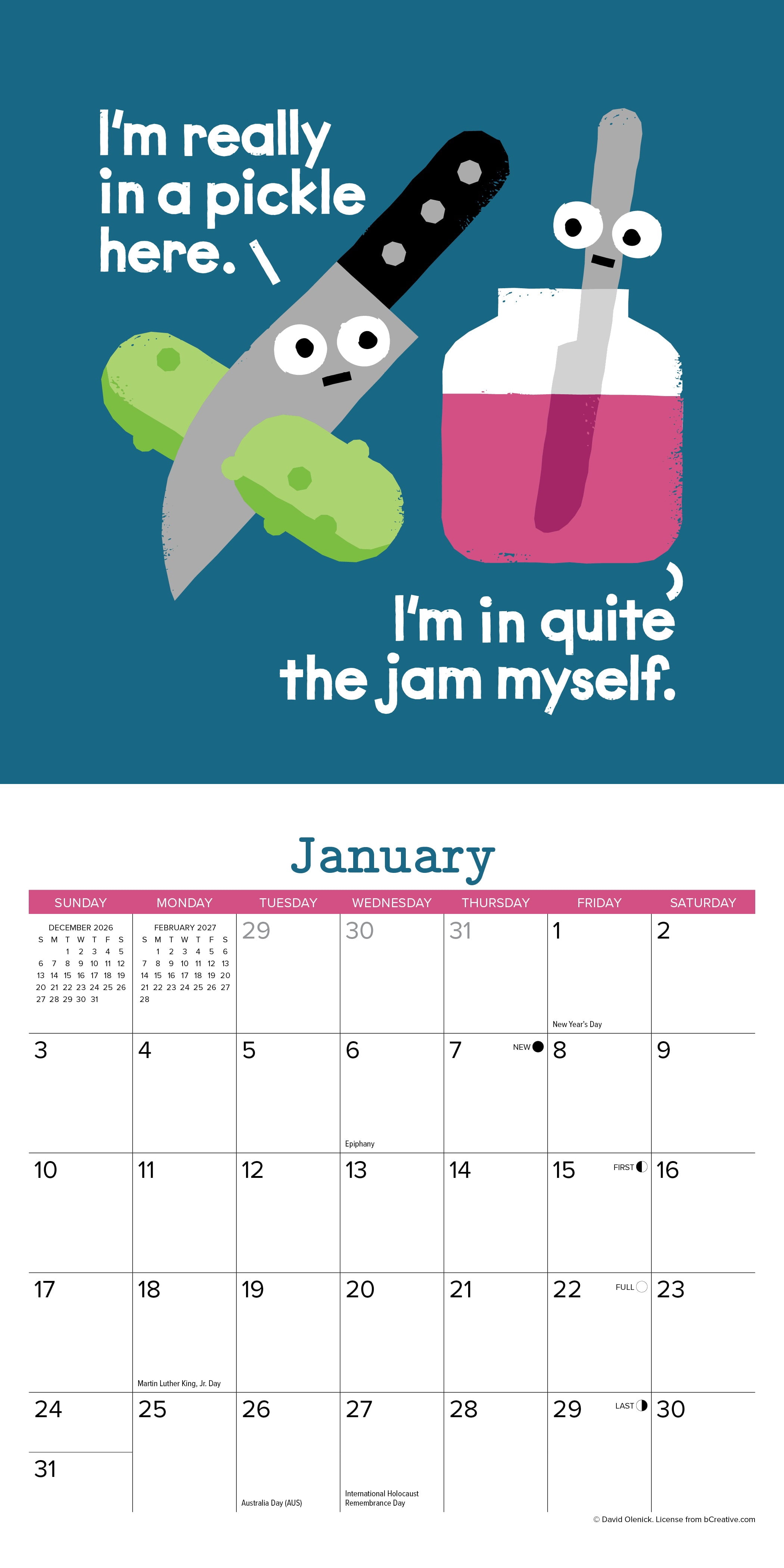 Willow Creek Press, The Art of David Olenick 2027 Mini Wall Calendar
