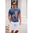thumbnail image 4 of Mens Cotton Muscle T Shirt Crew Neck Slim Fit Gym Training Workout T Shirt, 4 of 6