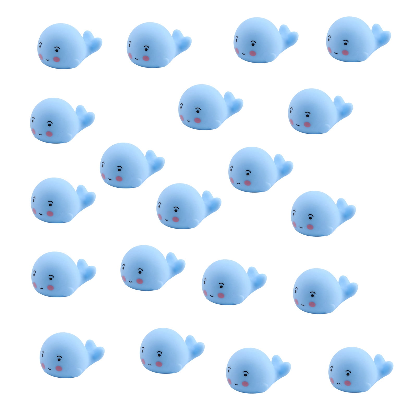 Sheraeo Rubber Bath Toys Bathtub Gift for Baby Shower Pressing Voice