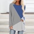 KBZDBZC Blouses for Women Casual Women's 2024 New Casual Trend Round