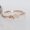 Rose Gold, variant on Womens Gold Plated Alloy Ring Branch Creative Shape with Gemstones Individually Packed European American Design Fashion Jewelry Ring for Women