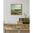 thumbnail image 3 of Drsoum Vintage Landscape Canvas Wall Decor The Vast Grassland Classic Painting Modern Farmhouse Kitchen Bathroom Office Decor 10x10in Natural Framed, 3 of 5