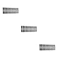 thumbnail image 1 of ZheElen Fake Nail Set French Style Scratch Resistant Press-on Fingernails Full Cover Removable for Trimble Adjustable Manicure Stickers Type 13 3Set, 1 of 6