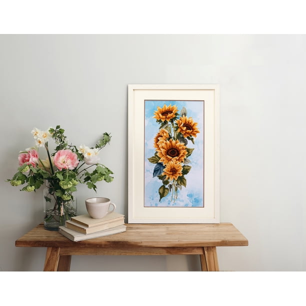 DIAMOND DOTZ® Sunflower Bouquet Special Edition No-Count Cross