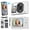 white, variant on 5K Digital Camera, 80MP Autofocus Dual-Screen WiFi Vlogging Camera for Beginner ,Compact Travel Camera 18X Digital Zoom, 64GB Card, 2 Batteries, Pink