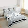 thumbnail image 3 of Homewish Sport Cheerleading 2pcs Bedding Comforter Set For Kids Children Teens Girls,Geometric Stripes Twin Comforter Sets,Girly Dreamy Dance Breathable Bedding Set,Luxury Bedroom Decor,Reversible, 3 of 8