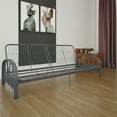 DHP Aiden Futon Frame, Gunmetal Grey