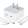 thumbnail image 1 of Cargador Rápido Innotech para iPhone 14/13/12 adaptador compacto con puerto USB-C dual 35 W, 1 of 9