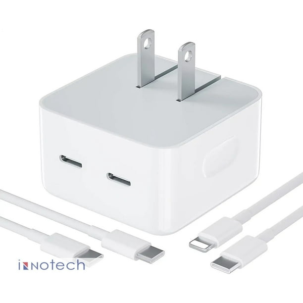 For Apple iPhone 14/13/12 series Fast Charger,35W Dual USB-C Port ...