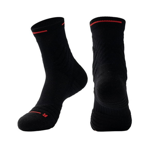 1Pair Anti-Slip Athletic Sock for Men Women,Soccer Sock,Non-Skid Slipper Sock,Trainning Sock for Football Black S,1 Pair * Sports socks,Black
