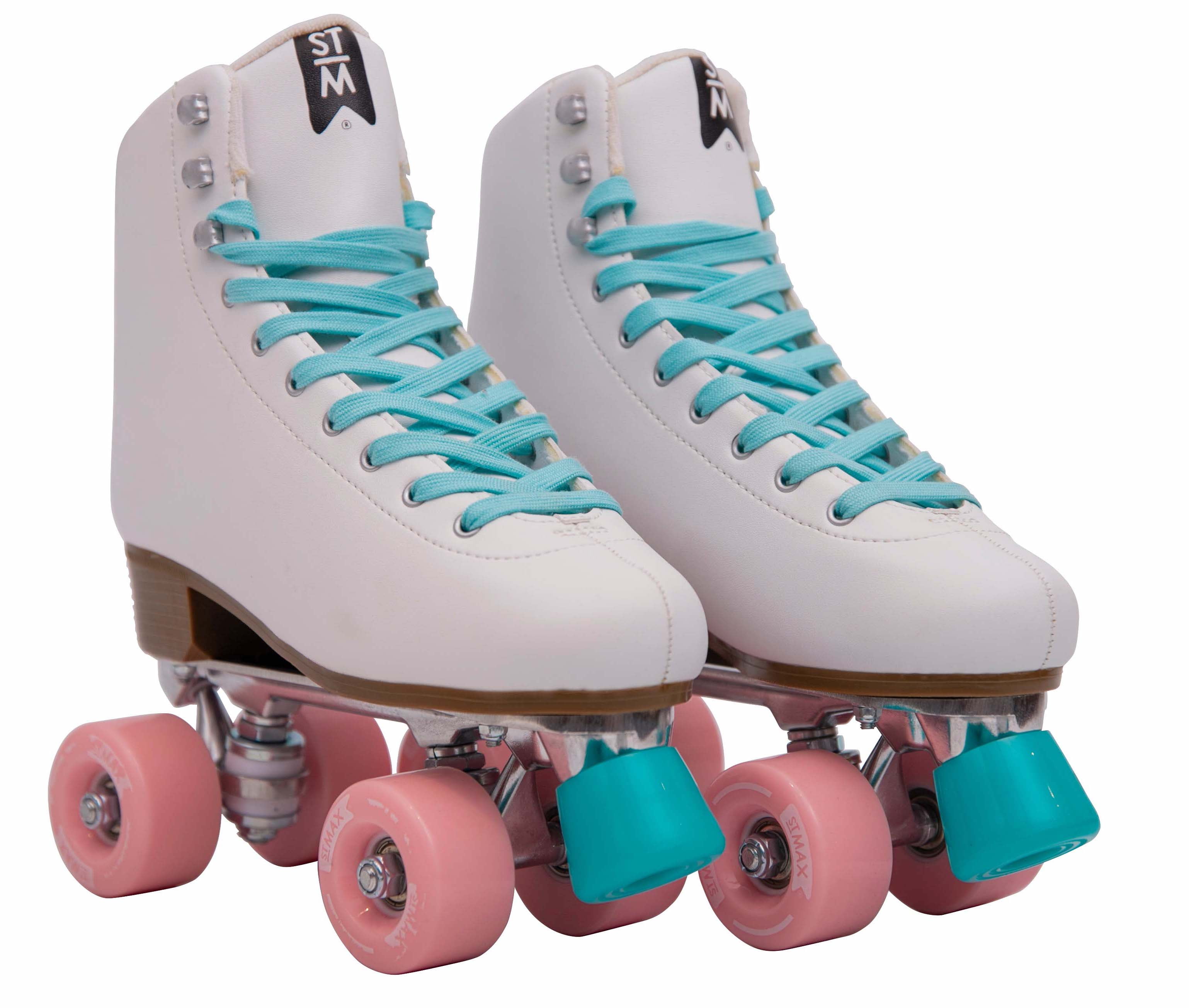 STMAX Rollerblades for Women ABEC 7 Size 9 Inline Skates for Adults PU Wheels 