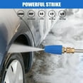 thumbnail image 5 of Turbo Nozzle Pressure Washer, 4000 PSI Rotating Power Washer Nozzles Max 5000 PSI with 1/4” and 3/8” Quick Connect, 7 Pressure Washer Accessories for Concrete, Brick, Driveway, Patio(4.0 GPM), 5 of 6