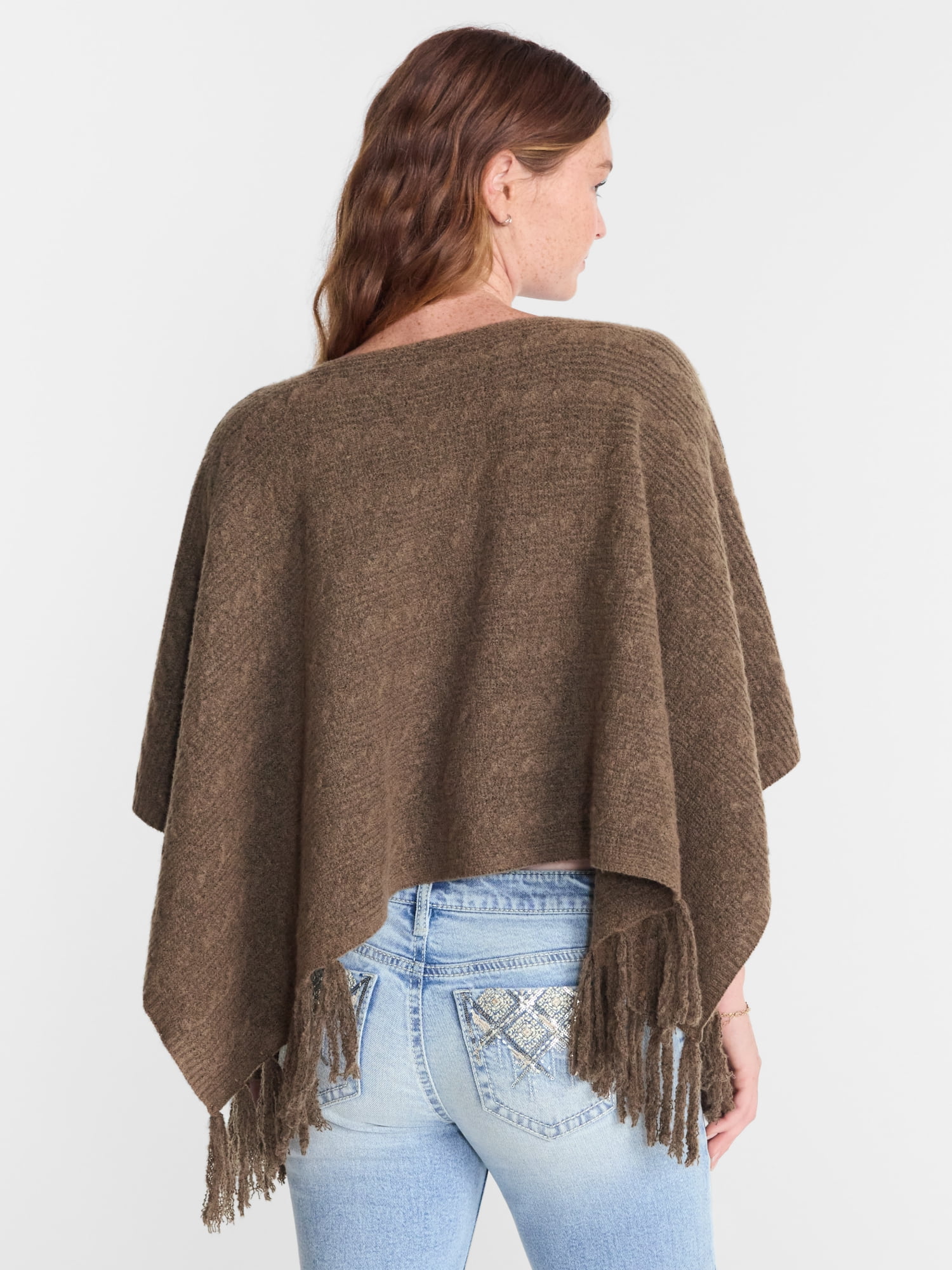 No Boundaries Sweater Poncho, Midweight, Women’s XS-XXL