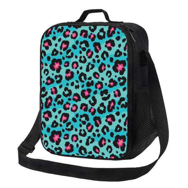 Fotbe Leopard 1 Lonchera Bolsa de Almuerzo para Hombres y Mujeres, Lonchera de Gran Capacidad, Bolsa de Almuerzo Reutilizable, Bolsa Térmica Aislante