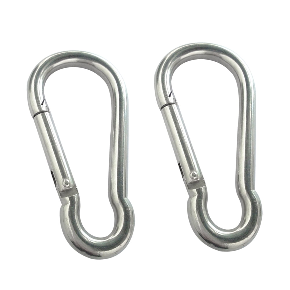2pcs Durable Snap Hook Carabiner Quick Link Heavy Duty for Swing Set Safety 