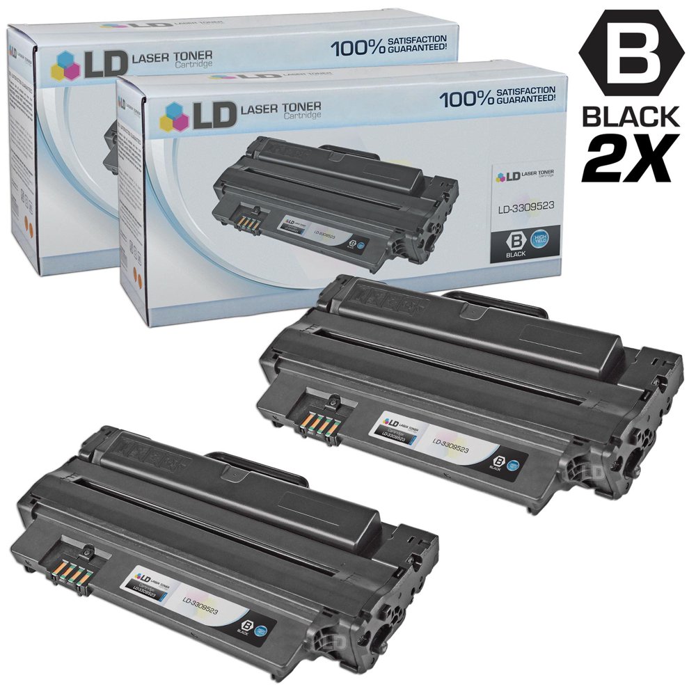 LD 2 Compatible Dell 3309523 (7H53W) Laser Toner Cartridges for use in
