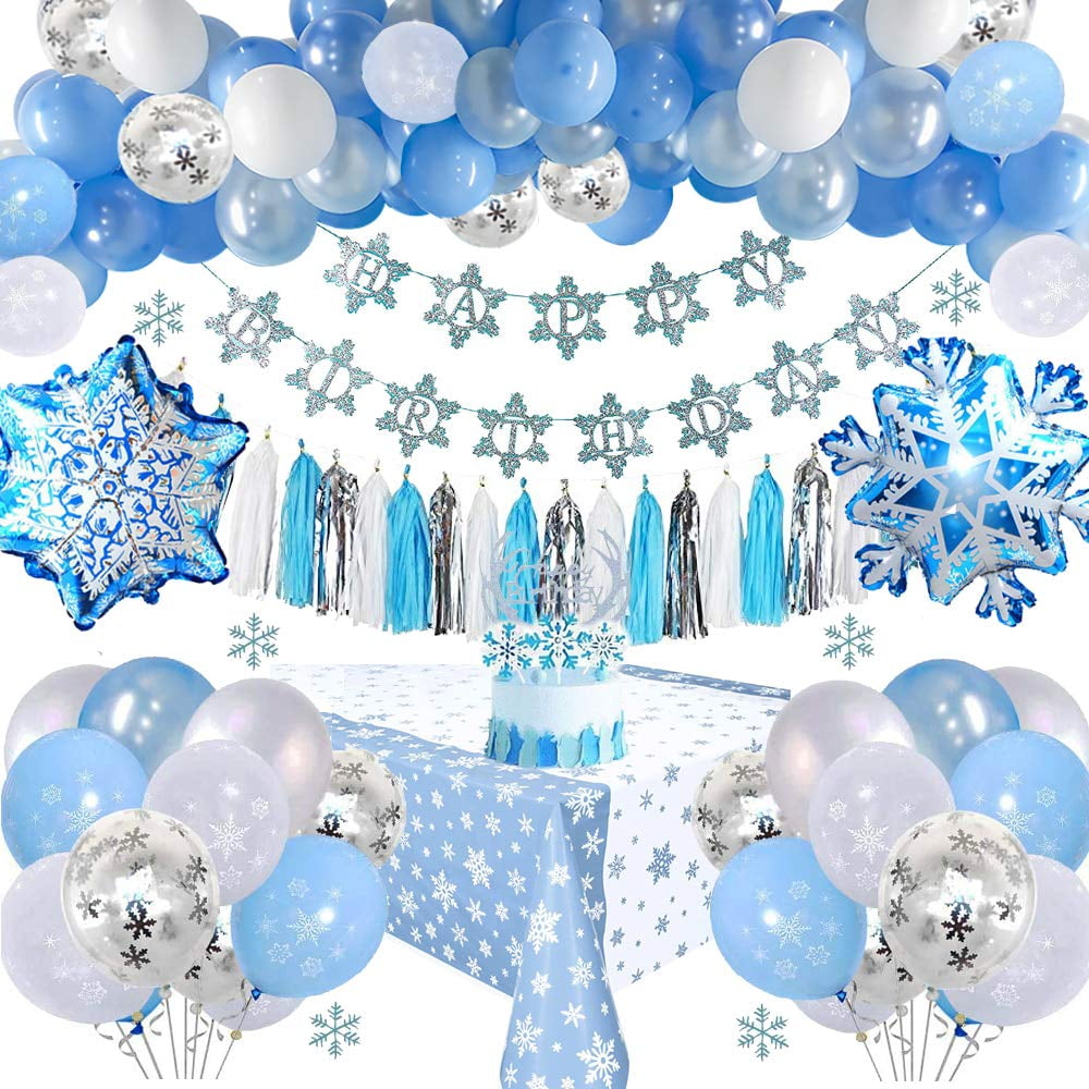 Snowflake Confetti Set of 80 Winter Confetti Winter Party Christmas Party  Winter Decor Table Decor Party Decor 