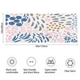 thumbnail image 3 of Multicolor Abstract Floral and Leaf Pattern Bathroom Rugs Mat,Non Slip Microfiber Bathroom Rug,Rubber Backing,Soft Bathroom Mats for Bathroom Floor,Tub and Shower,60x24in(150x60cm), 3 of 5