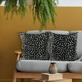 thumbnail image 3 of Antelope Black White Pillow Covers 18X18 Inch Neutral Animal Faux Fawn Decorative Pillow Cases Modern Euro Cotton Linen Throw Pillows Set of 2 Farmhouse Home Decor for Sofa Couch Porch Outdoor, 3 of 6