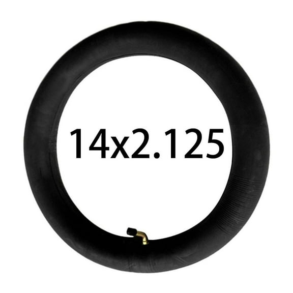 14x2.125 Rubber Tire with Bent Valve Stem Inner Tube Tyre for Electric Bike