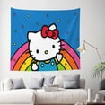 thumbnail image 2 of Hello Kitty Tapestry Wall Hanging Wall Decor Wall Art Tapestry Home Decoration For Bedroom, Living Room, Dorm 40x60 Inch, 2 of 7